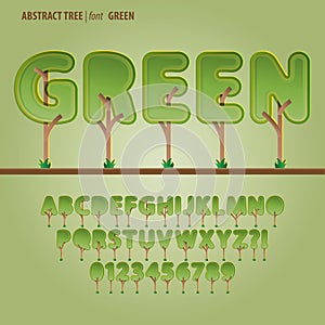 Abstract Tree Alphabet and Digit Vector
