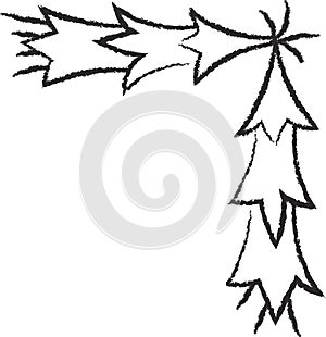 Abstract Tree Branch Corner