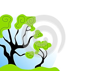 Abstract Tree Clip Art