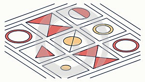 Abstract Tree Growth and Connection Vector, vector design Generative AI