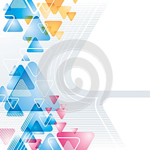 Abstract Triangle Background