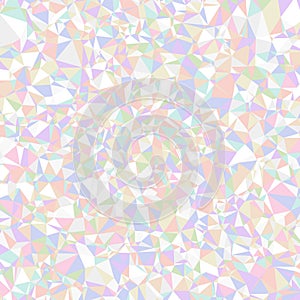 Abstract triangle background. Colorful holographic design triangular vector pattern.