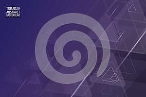 Abstract Triangle Background. 3D Triangles. Modern Wallpaper. Vector illustration