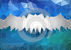 Abstract triangle background