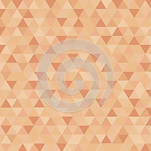 Abstract triangle in brown censor skin color background