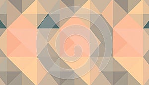 Abstract triangle geometric pattern, modern design and colorful background texture Generative AI