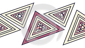 Abstract Triangle Geometric Pattern Vector, vector design Generative AI