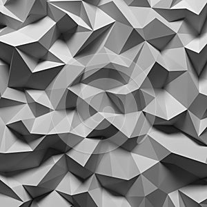 Abstract triangle Low Polygon background wallpaper texture 3d render