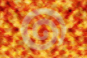 Abstract triangle pattern background, Lava color tone.