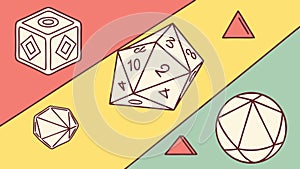 Abstract Triangle Pattern: Geometric Art Modern Design Element, vector design Generative AI