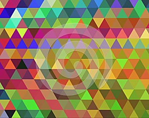 Abstract triangled background