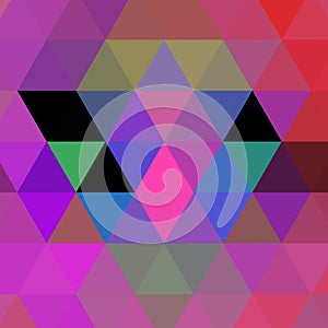 Abstract triangled background
