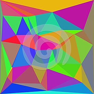 Abstract triangled background