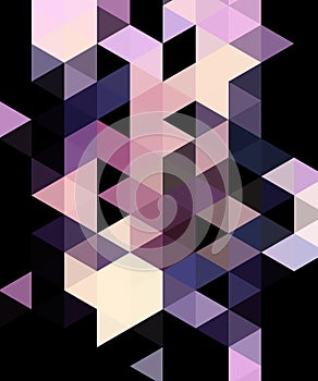 Abstract triangled background