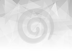 Abstract triangles with light on gray background.