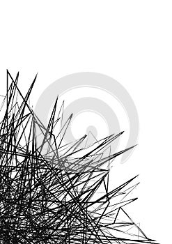 Abstract background. Black and white pattern futuristic.