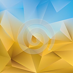 Abstract triangular background