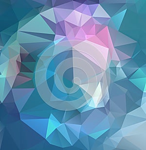 abstract triangular background texture, low poly style full colo