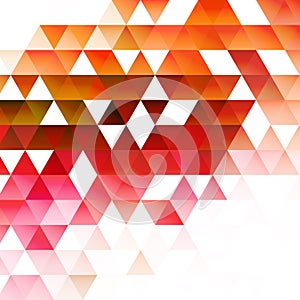 Abstract triangular background. Vector