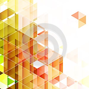 Abstract triangular background. Vector