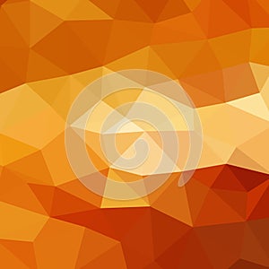 Abstract triangular background. Vector graphics. mosaic style. orange geometric design. eps 10