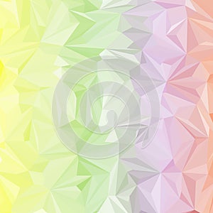 Abstract triangular background. Vector graphics. mosaic style. pastel geometric design. eps 10