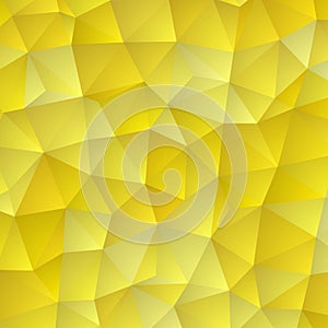 Abstract triangular background. Vector graphics. mosaic style. yellow geometric design. eps 10