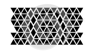 Abstract Triangular Geometric Pattern Vector for Modern Backgrounds, vector design Generative AI