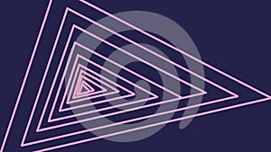 Abstract Triangular Tunnel Perspective, vector design Generative AI
