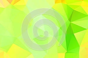 Abstract triangulation geometric green background