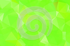 Abstract triangulation geometric green background