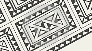 Abstract Tribal Geometric Pattern Vector, vector design Generative AI