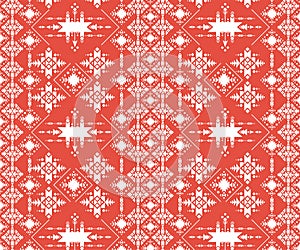 Abstract tribal pattern, repeated ethnic elements,