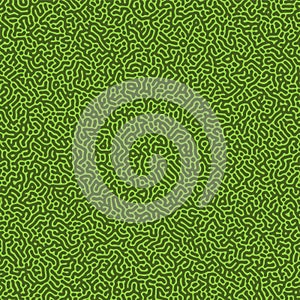 Abstract turing pattern background in shades of green photo