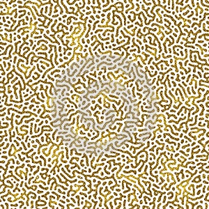 Abstract turing seamless background. Camouflage pattern. Abstract background with glitter gold. photo