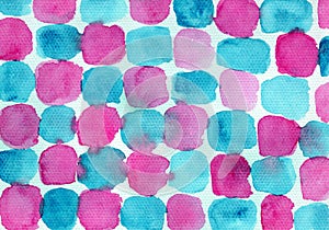 Abstract turquoise blue and acid pink background