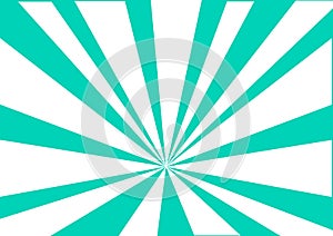 Abstract Turquoise Sun Burst Background - PNG Raster Design photo