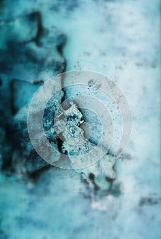 Abstract turquoise texture background
