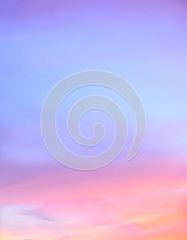 Abstract twilight sky background