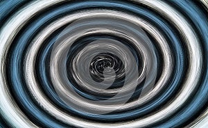 Abstract twirl art