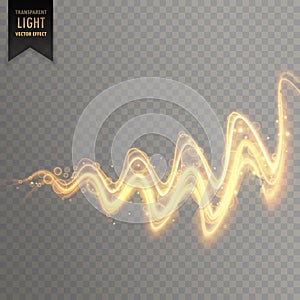 Abstract twirl light effect vector