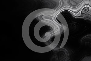 Abstract twist black and white background