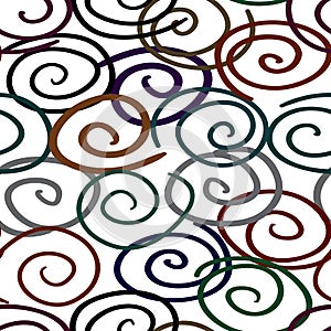 Abstract twist-line background. Seamless.