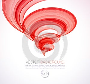 Abstract twist line background. Template brochure