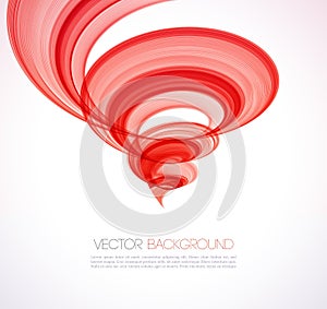 Abstract twist line background. Template brochure