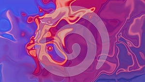 Abstract twisted marble liquid. Shiny marble liquid abstract colorful background. photo