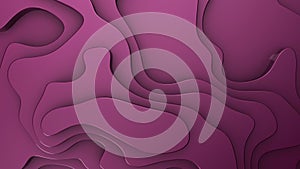Abstract tyrian purple 3d topography map background.