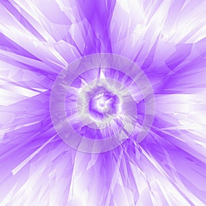 Abstract ultra violet background design with white rays effect exploision of glass photo