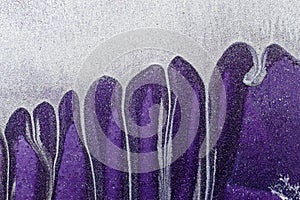 Abstract Ultra Violet Background. Metal Surface.