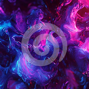 Abstract Ultraviolet Light Composition Background
